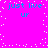 A bright pink background with scattered white dots and blue text reading "just live ur" repeated in four quadrants.