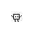 A pixelated character with a square head and arms performs sequential animations including raised hands, red arc above the head, rainbow arcs in multiple color sequences, and purple arc, accompanied by text phrases.