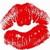 Red lips with white teeth and a black text overlay reading 'you know you want me!' on a white background.