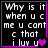 Four identical display pixelated text on black background with purple border; each contains a heart symbol that changes from single to double in the top-right corner