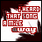 Four- of pixelated text reading 'i HEARD THAT SONG A MILE away' with red and gray lettering on a dark background