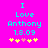 Cyan text on bright pink background reads 'I Love Anthony 1.8.09' with five yellow and one pink heart symbols below.