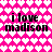 A static image with a bright pink background covered in white heart shapes, featuring repeated black text "i love madison" arranged in two