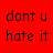 Red background with repeated black text phrases and multiple solid black stars scattered across the image.