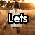 A person in a white shirt and blue shorts walks away from the camera across a grassy field at sunset, with text overlays changing sequentially.