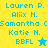 Pixelated text list with blue letters on yellow and cyan backgrounds, featuring a blue star on top and a yellow star at bottom.