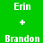 Two side-by-side display text with background color changes; left shifts from green to pink, right remains brown
