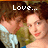 A four- shows a couple in period clothing with text overlays reading Love... is all we need