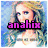 Pixelated image of a person with long wavy hair, wearing a white top, with overlaid text 'anahix' in purple and black.