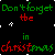 Animated text repeats 'Don't forget the Christ in christmas' across multiple with alternating red, green, and white lettering on a black background