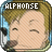 Pixelated icon shows a person with light brown hair and closed eyes, wearing dark sunglasses on the left side of their face.
