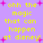 Pixelated text on purple background with pink stars, repeating 'ohh the magic that can happen at disney!' in yellow font.