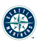 Circular icon with white border, dark blue background, and four white quadrants separated by green cross lines.