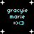 Pixelated text and emoticon on black background with white stars, repeated in four quadrants.
