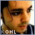 nine identical pixelated images showing a person's face with dark hair and mustache, each labeled 'KOHL' in white text at the bottom left
