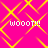 Pixelated pink background with yellow lines and white text reading "WOOOT!" in four corners, one instance showing three exclamation marks