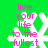 Green background with white snowflake and pink text reading 'live your life to the fullest' in pixelated font.