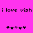 Pixelated text and heart symbols on a bright pink background with animated color changes in the hearts.