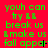 Green text on red background repeats 'youh can try && break us &make us fall appar' in a pattern with pixelated artifacts