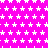A static image of a bright pink background covered with white star-shaped patterns, featuring one section where the stars are partially obscured by a gray rectangular overlay.