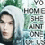 A pixelated static image shows a person with dark hair and light skin on the left, next to text reading 'YO HOMIE SHE AIN'T ONE OF US' in blocky letters against a green-and-white background.