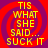 Four identical display yellow text on a red and purple spiral background with no visible animation changes