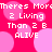 A static image with a bright pink background featuring light pink circular shapes and white pixelated text reading "Theres More 2 Living Than 2 B ALIVE" repeated twice.