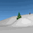 Animated contact sheet showing a snowboarder character moving across snowy hills with pine trees under blue sky, displayed in 5x4 grid of sampled frames.
