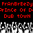 Red pixelated text on black background with grayscale crowd of raised hands below.