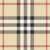 Static plaid pattern with intersecting horizontal and vertical stripes in beige, red-brown, gray, black, and white tones.