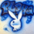 Blue-toned abstract background with a white rabbit silhouette and bold black text reading "YEP DATS ME!" in pixelated font.