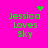 Green text 'Jessica Loves Sky' on bright pink background with four distinct animated symbols above the text.