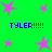 Green background with pink star shapes and blue text reading 'TYLER!!!!!' in four positions.