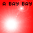 Red background with repeated text and animated white light effects moving across the frame.