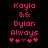 Pixelated pink text and symbols on black background with animated heart pattern change.