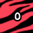 Red and black striped background with white text forming 'oliv' then 'olivia'