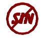 Red circular icon with 'SIN' text crossed out by diagonal line, rotating through multiple 3D cross-sectional views showing cylindrical and flat forms.