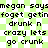 Pixelated text on a green and white checkered background with repeated phrases in black block letters.