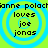 A static digital image with a bright green background and four identical circular blue ripple patterns, each containing text.