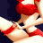 A pixelated animated contact sheet showing a pinup-style cartoon woman in red lingerie on the left and green text reading "Original Icons .com" on the right against a dark background.