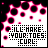 identical pixelated icons with pink and black polka dots on white background, each displaying the text "I'LL MAKE YOUR TOES CURL" in dotted font
