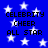 Blue background with white stars and repeated black text reading CELEBRITY CHEER ALL STAR in four identical sections.