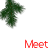Animated contact sheet of a Christmas-themed buddy icon with green mistletoe sprigs and red text/asterisks on white background, showing 12 sequential frames arranged in 4x3 grid.
