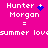 Pixelated text and blue star-like icons on a bright pink background, with visible animation changes in the star icons' particle effects.