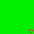 Two pink pixelated heart shapes on a solid green background, positioned at the bottom corners of the frame.