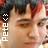 A pixelated static image shows a person with light skin and brown hair, featuring white text on the left side reading "PEACE" vertically.