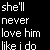 Static black-and-white pixelated text icon with four lines of lowercase words on a solid black background.