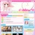 Pixelated image of a pink-haired character with large eyes and a neutral expression, set against a pastel-colored interface background.