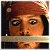 A 2x2 contact sheet of four animated frames showing a pixelated character with a turban and a horizontal bar across the face, paired with text blocks reading "Only Real", "men wear", and "eye liner" on black backgrounds.