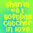 Yellow pixelated text on a green-to-blue gradient background with no visible animation changes.